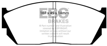 Honda Remblokkenset, schijfrem DP432