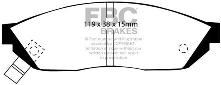 Honda Remblokkenset, schijfrem DP560