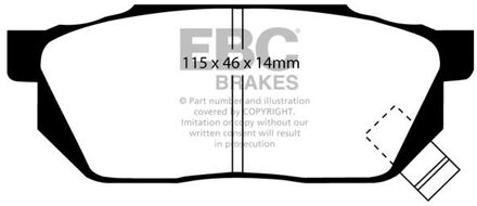 Honda Remblokkenset, schijfrem DP570