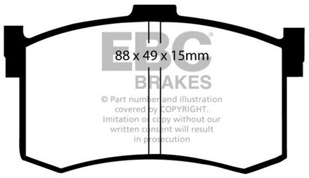 Honda Remblokkenset, schijfrem DP631