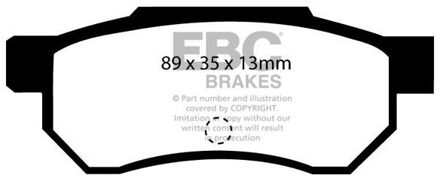 Honda Remblokkenset, schijfrem DP642