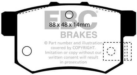 Honda Remblokkenset, schijfrem DP781