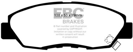 Honda Remblokkenset, schijfrem DP812