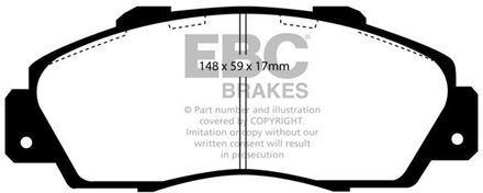 Honda Remblokkenset, schijfrem DP872
