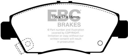 Honda Remblokkenset, schijfrem DP891