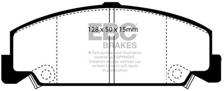 Honda Remblokkenset, schijfrem DP985