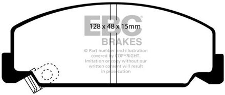 Honda Remblokkenset, schijfrem Extra Duty DP911