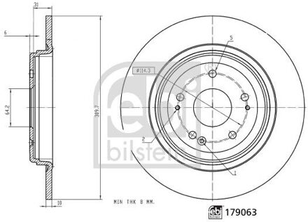 Honda remschijf 179063