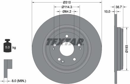 Honda Remschijf 92306103