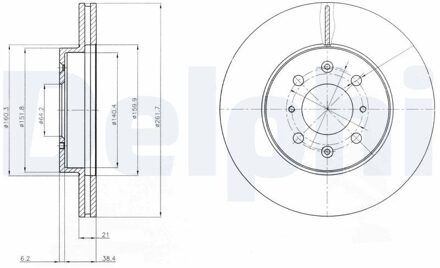 Honda Remschijf BG2759