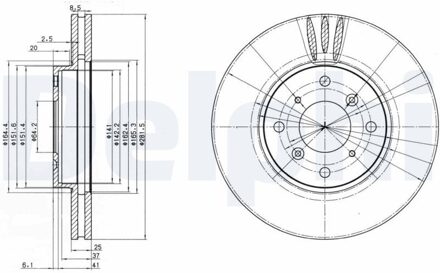 Honda Remschijf BG3516