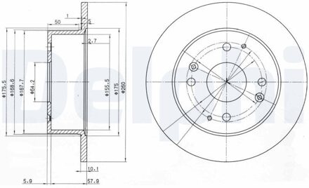 Honda Remschijf BG3677