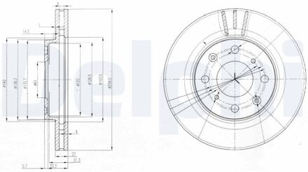 Honda Remschijf BG3794