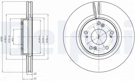 Honda Remschijf BG4224