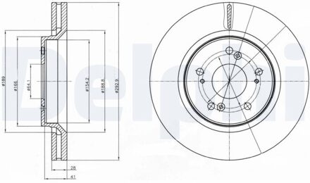 Honda Remschijf BG4250C