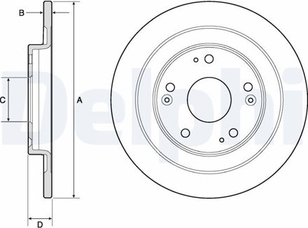 Honda Remschijf BG4773C