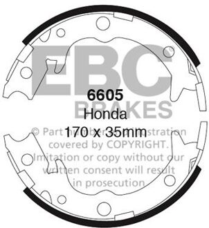 Honda Remschoenset 6605