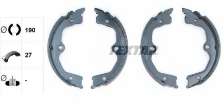 Honda Remschoenset, parkeerrem 91077700