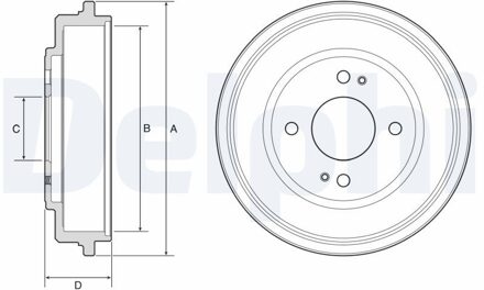 Honda Remtrommel BF606