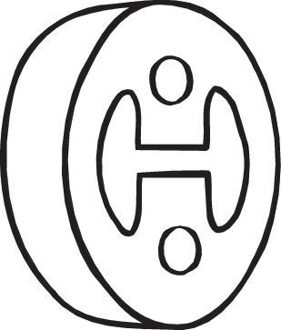 Honda Rubberstrip, uitlaatsysteem 255547