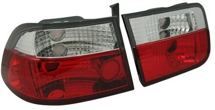 Honda Set Achterlichten passend voor Honda Civic Coupe 1996-2001 - Rood/Helder