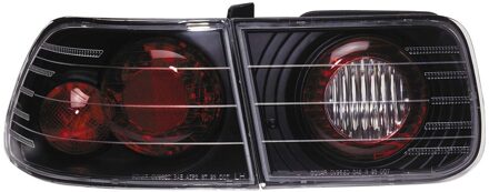 Honda Set Achterlichten passend voor Honda Civic Coupe 1996-2001 - Zwart