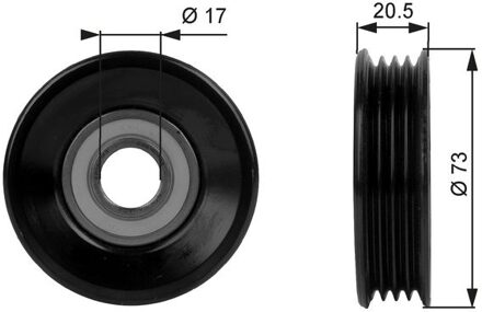 Honda Spanrol, Poly V-riem T38030