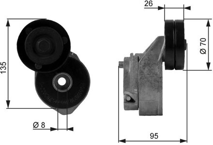 Honda Spanrol, Poly V-riem T38430