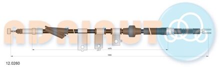 Honda Trekkabel, parkeerrem 120260