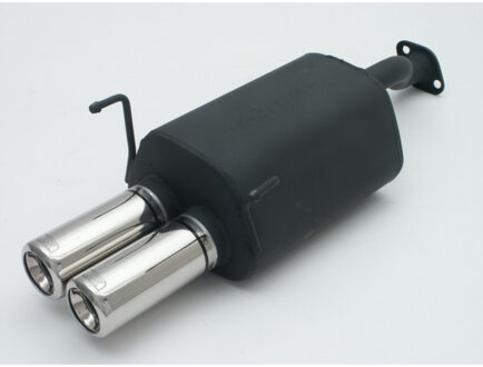 Honda Ulter Sport uitlaat passend voor Honda Civic VII HB 1.4i 66kW/1.6i 81kW 2002-2006 2x 100mm US110207171