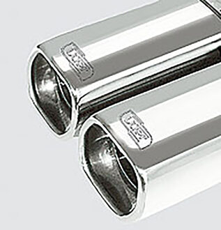 Honda Ulter Sport uitlaat passend voor Honda Civic VII HB 1.4i 66kW/1.6i 81kW 2002-2006 2x 80x65mm US110207121