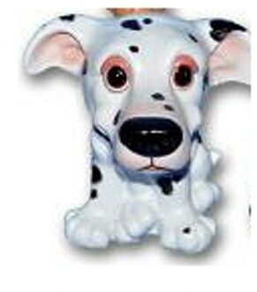 Honden beeldje Dalmatier puppie 13 cm - Beeldjes Multikleur