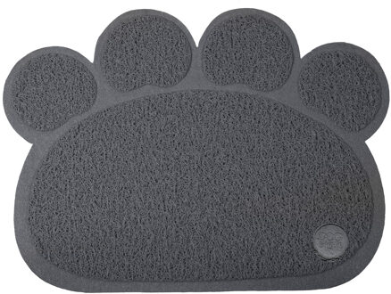 Honden en katten slaap en relax tapijt - donkergrijs - 60 x 45 cm - Huisdieren kussen/mat