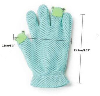 Honden Handschoen Borstel Handschoen Grooming Huisdieren Katten Kam Haar Zelfreinigende Remover gants giet chien cepillo perro groen