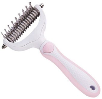 Honden Katten Ontharing Kam Voor Ontklitter Trimmen Dematting Huisdier Geopend Knoop Kam Schoon Haar Borstel Multifunctionele Grooming Tool #