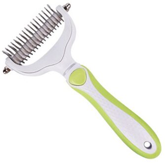 Honden Katten Ontharing Kam Voor Ontklitter Trimmen Dematting Huisdier Geopend Knoop Kam Schoon Haar Borstel Multifunctionele Grooming Tool #