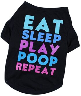 Honden T-shirt 1Pc Zomer Hond Kleding Polyester T-shirt Puppy Kostuum Voor Kleine Hond Huisdieren Kleding Maat Xs/S/M/L/Xl Beste Cadeau