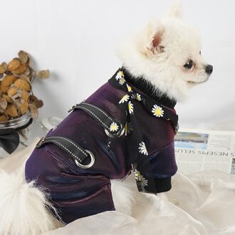 Honden Winter Warm Puppy Pet Hond Jassen Reflecterende Verkleuring Hond Jas Jumpsuits Chihuahua Yorkie Kleding Overalls XS