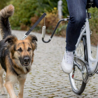 Hondenfietsriemset U-vormig zwart Multikleur