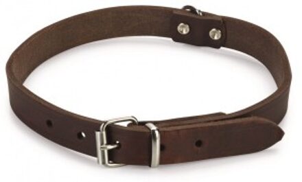 Hondenhalsband - Bruin - 35,5-41,5 cm x 18 mm