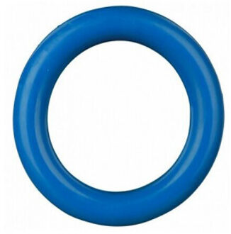 Hondenspeelgoed Rubber Ring - Roze/Blauw/Rood/Oranje/Geel/Paars - 15 cm