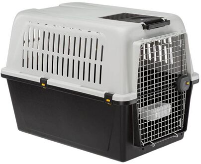 Hondenvervoersbox Atlas 91 Cm Staal Grijs/zwart