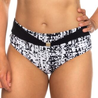 Honduras Bikini Midi Brief * Actie * Zwart,Versch.kleure/Patroon,Wit - 44