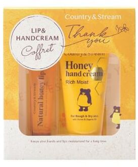 Honey Coffret Lip & Hand Cream Set 50g + 10g