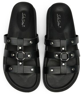 Honey Footbed Sandalen Zwart - EU 39/ UK 6