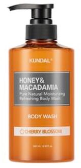 Honey & Macadamia Pure Natural Moisturizing Refreshing Body Wash - 7 Types Cherry Blossom