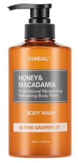 Honey & Macadamia Pure Natural Moisturizing Refreshing Body Wash - 7 Types Pink Grapefruit