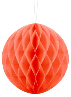 Honeycomb Bal oranje - 20cm
