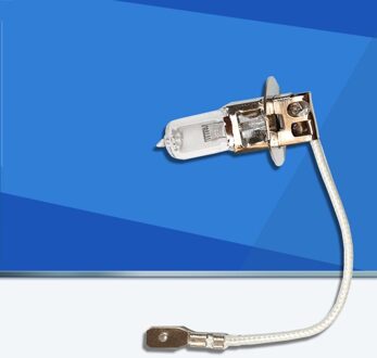 Honeyfly 5Pcs H3 Halogeen Lamp Met Draad 12V/24V Capsule Clear Crystal Licht 35W 50W 70W Warm Wit Machine Tool Lamp 12V 35W