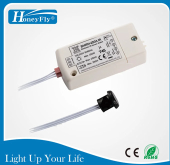 HoneyFly Patented IR Sensor Switch 250W 100-240V (Max.70W For LEDs) Infrared Sensor Switch Motion Sensor Auto On/off 5-10CM CE